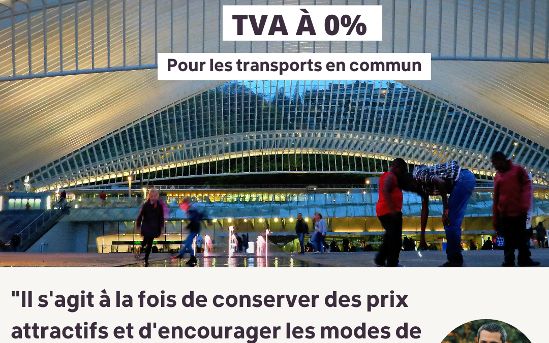 Ecolo et Groen veulent une TVA à 0% sur le prix des billets de transports en commun